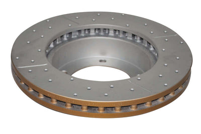 DBA 98-05 Lexus LX470 / 98+ Toyota LandRunner 100 Series Front Drilled & Slotted Street Series Rotor