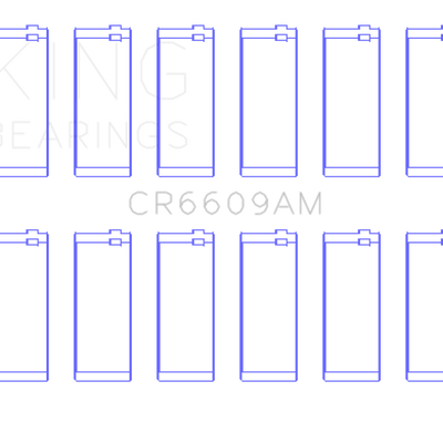 King Engine Bearings BMW M30/M32/B35 (Size +0.25mm) Connecting Rod Bearing Set
