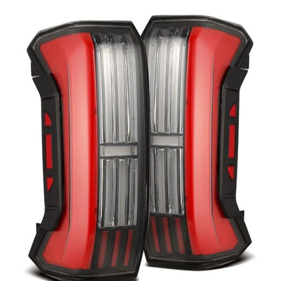 AlphaRex 22-24 Toyota Tundra NOVA-Series Prismatic LED Tail Lights - Black/Red