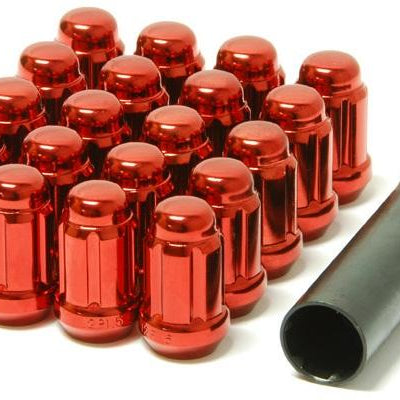 Wheel Mate Muteki Closed End Lug Nuts - Red 12x1.50