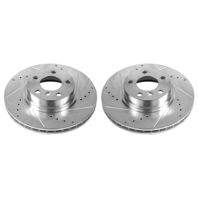 Power Stop 11-17 BMW X3 Front Evolution Drilled & Slotted Rotors - Pair