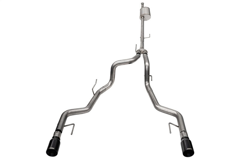 Corsa 2022-2025 Ford F-150 SuperCrew/5.5ft Bed 5.0L V8 Sport Cat-Back Dual Rear Exit-Black PVD