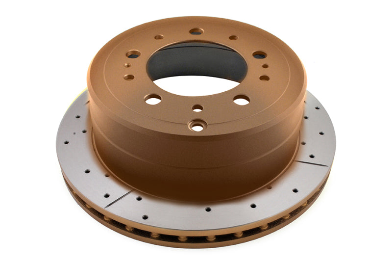 DBA 98-05 Lexus LX470/98+ Toyota Landcruiser 100 Series Front Drilled & Slotted Street Series Rotor