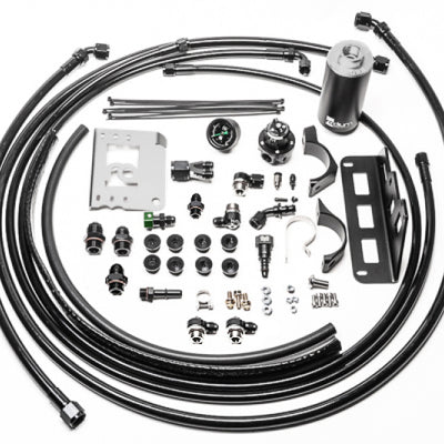 Radium Engineering 08-15 Cadillac CTS-V Fuel Hanger Plumbing Kit - Microglass Filter