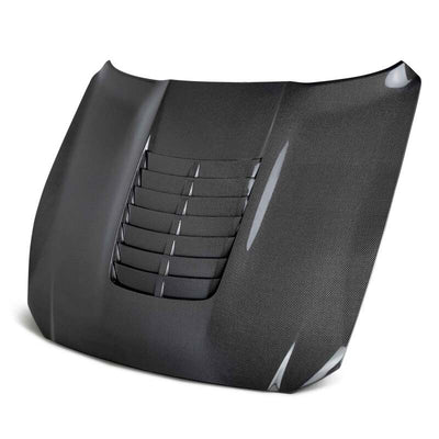 Anderson Composites 15-20 Ford Mustang Shelby GT350/GT350R Type GT5 Double Sided Carbon Fiber Hood