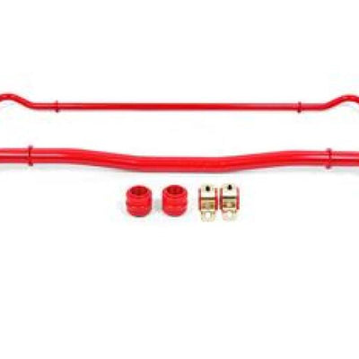 BMR 08-20 Dodge Challenger Front/Rear Sway Bar Kit w/ Bushings - Red