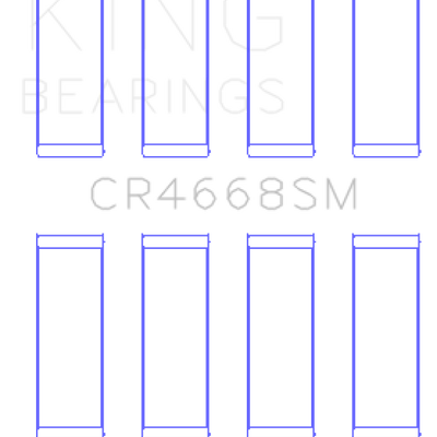 King Engine Bearings Hyundai G4Ke/G4Kc (Size +0.75mm) Connecting Rod Bearing Set