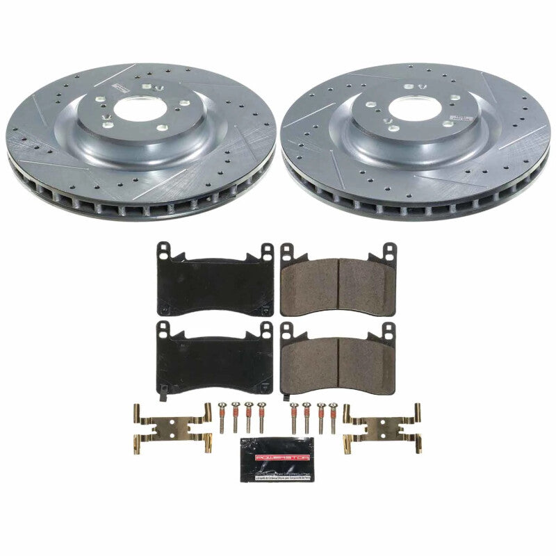 Power Stop 21-23 Acura TLX Front Z23 Evolution Brake Kit