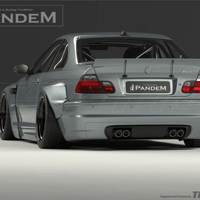 GReddy 99-06 BMW E46 Coupe Pandem Wide Body Front Fenders (SPECIAL ORDER)