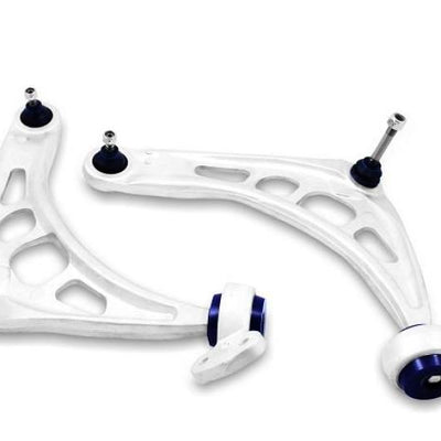 SuperPro 2000 BMW 323Ci Base Front Alloy Lower Control Arm Set (+Caster)