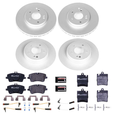 Power Stop 2003 Mercedes-Benz C230 Front and Rear Eurostop Brake Kit