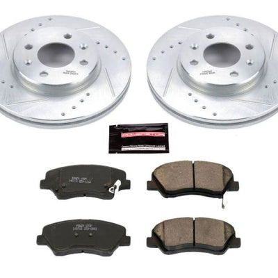 Power Stop 12-18 Hyundai Accent Front Z23 Evolution Sport Brake Kit