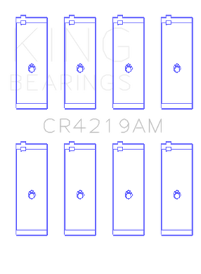 King Engine Bearings Toyota 1Rz (Size +0.75mm) Connecting Rod Bearing Set