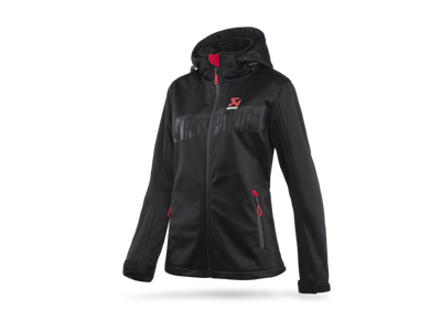 Akrapovic Womens Corpo Softshell Jacket Black - S