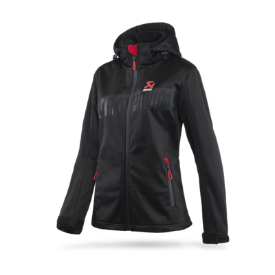 Akrapovic Womens Corpo Softshell Jacket Black - M