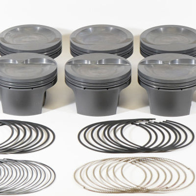 Mahle MS Piston Set SBF 408ci 4.030in Bore 4.000in Stroke 6.25in Rod .927 Pin -20cc 10.1 CR Set of 8