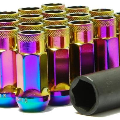 Wheel Mate Muteki SR48 Open End Lug Nuts - Neon 12x1.50 48mm