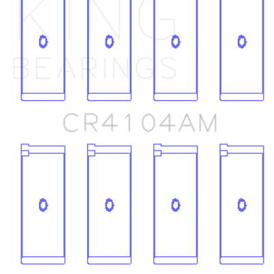 King Engine Bearings Audi Abb/Abm/Adp/Pp/Rn (Size +0.25mm) Connecting Rod Bearing Set