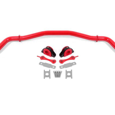 BMR 05-14 Ford Mustang Front Hollow 38mm Sway Bar Kit w/ Bushings - Red
