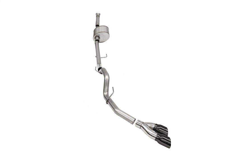 Corsa 2021-2025 Ford F-150 SuperCab/6.5in Bed 5.0L V8 Xtreme Cat-Back Single Side Exit-Black PVD