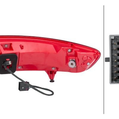 Hella 2015-2018 Porsche Macan Left Outer Tail Light