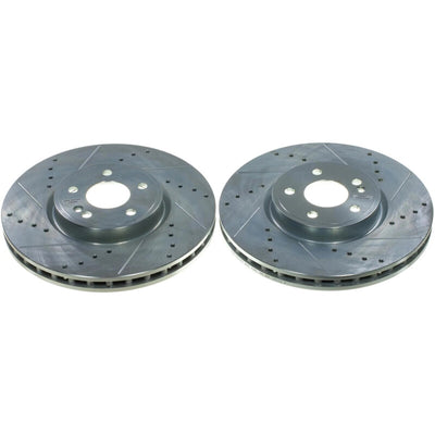 Power Stop 19-22 Mercedes-Benz A220 Front Drilled & Slotted Rotor - Pair