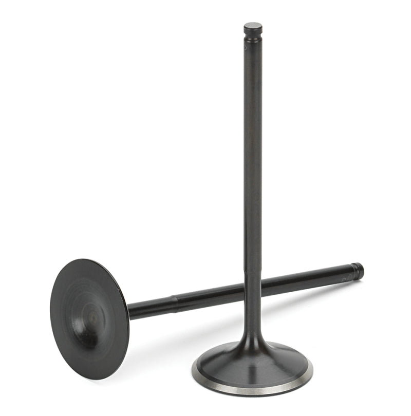 Supertech Subaru WRX 2.0L/2.5L Black Nitrided +1mm Head Diam Exhaust Valve - Set of 8