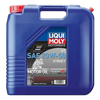 LIQUI MOLY 20L Motorbike 4T SAE 20W50 Street