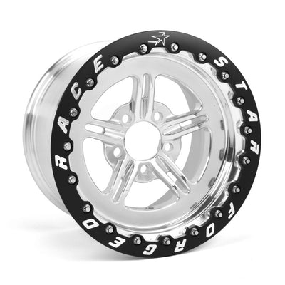 Race Star 63 Pro Forged 15x10 SBL Sportsman 5x4.75 BC / 5.00in. BS Wheel - Polished
