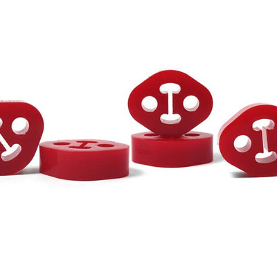 PERRIN Subaru / Universal 15mm ID 1.5in. Hole Offset Exhaust Hanger - Red (Sold Individually)