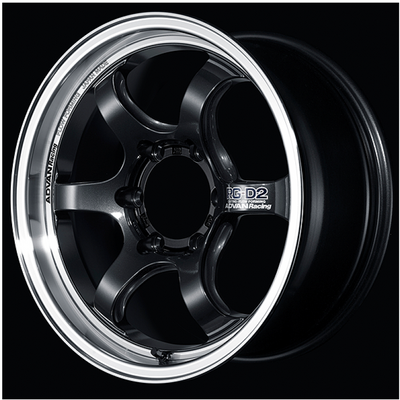 Advan GT 20X11.5 +53 5x130 Racing Titanium Black Wheel