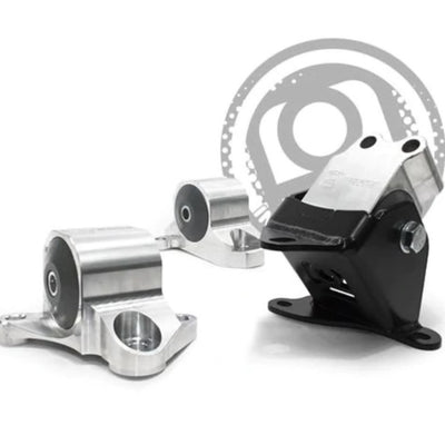 Innovative 96-00 Civic B/D Series Silver Aluminum Mounts Solid Bushings (3 Bolt)