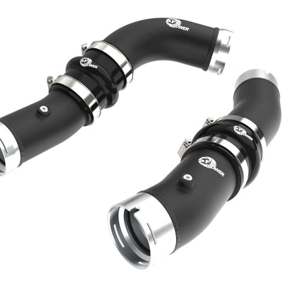 aFe 2024+ Toyota Tacoma BladeRunner  2.5in & 3in Aluminum Hot & Cold Charge Pipe Kit - Black