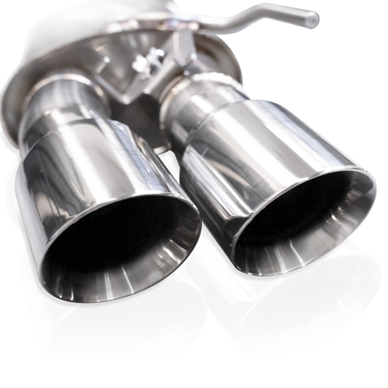 Stainless Works 2024 Mustang GT Catback Quad Tips Redline Sound X-Pipe Factory Connect Exhaust