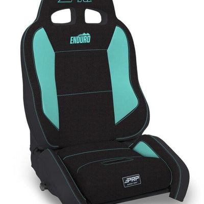 PRP EnduroCrawl Reclining Suspension Seat - Black/Teal Tweed - Passenger