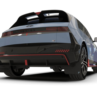 Rally Armor 2025 Hyundai Ioniq 5 N Black UR Mud Flap Silver Battery Logo