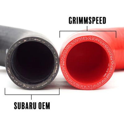 GrimmSpeed 08-14 Subaru WRX / 08-17 Subaru STi / 09-13 Subaru Forester XT Radiator Hose Kit - Black