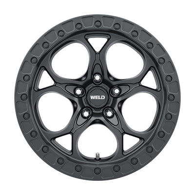 Weld Off-Road W108 17X9.0 Ledge 5X127 ET-12 BS4.50 Satin Black 71.5