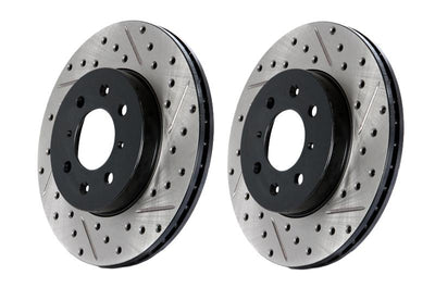 Centric C-TEK 12-15 Mercedes-Benz ML63 AMG High Carbon OE Design Slotted / Drilled 1PC Brake Rotor