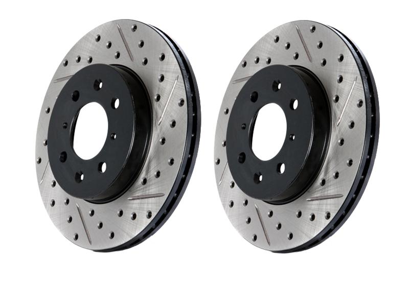 StopTech Drilled & Slotted Left Sport Brake Rotor for 2009 Cadillac CTS-V
