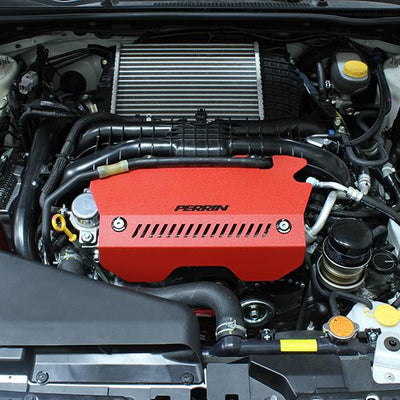 PERRIN 15-21 Subaru WRX Pulley Cover - Red