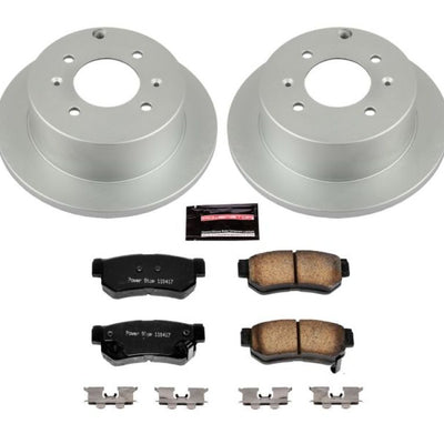 Power Stop 99-05 Hyundai Sonata Rear Z17 Evolution Geomet Coated Brake Kit