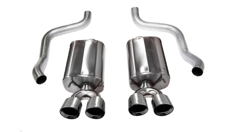 Corsa 2018-2023 Ford Mustang GT Fastback 5.0L 3in Sport Axle-Back Exhaust w/ 4in Black Tips