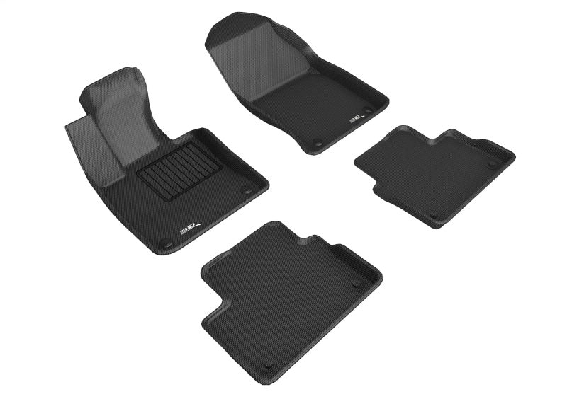 3D MAXpider 19-25 Volvo V60/Cross Country Hybrid/S60 Hybrid Kagu Black Full Set (2PC R2)