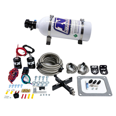 Nitrous Express 4500 Covert Crossbar Plate System Stage 6 50-300HP (5lb Bottle)