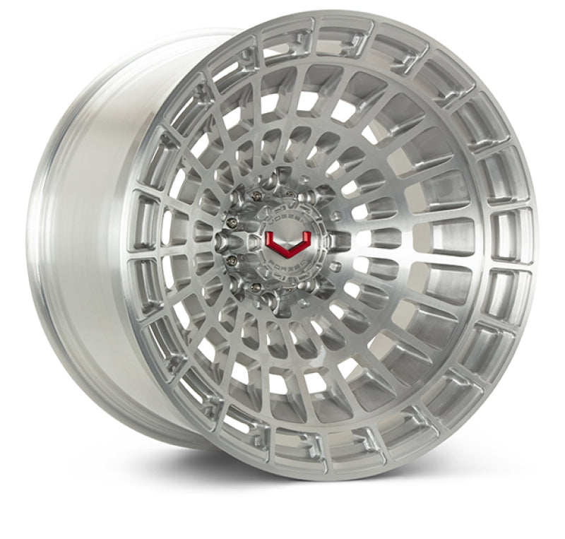 Vossen LCX-04 24x10 - 8x165.1 - ET+15 - Deep - 125.1 - Brushed Gloss Clear Wheel
