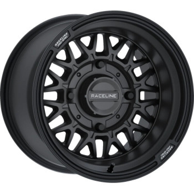 Raceline A13B Omega 14x7in/4x156 BP / 10mm Offset /132.5mm Bore - Satin Black Wheel