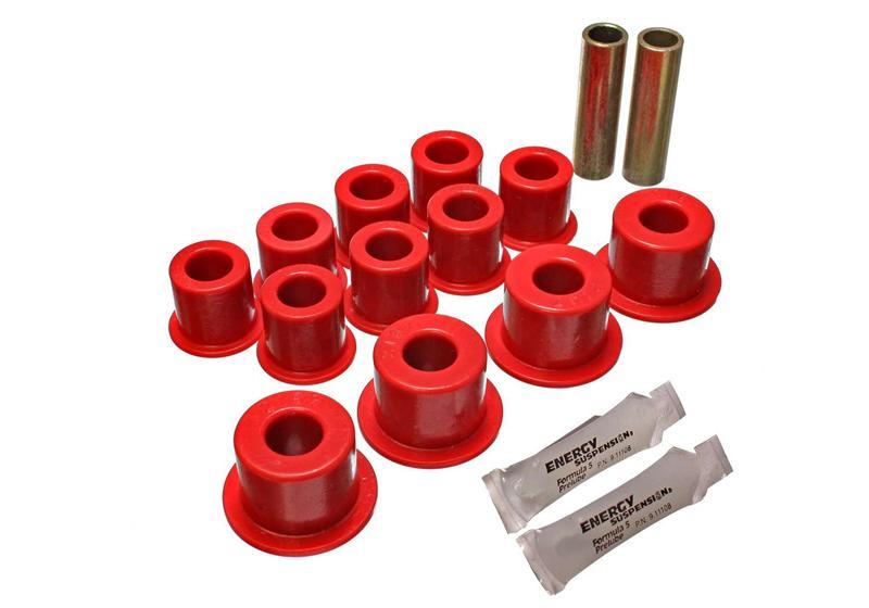 Energy Suspension 80-98 Ford F-250 4WD/F350 4WD Black Front Frame Shackle Bushing Set