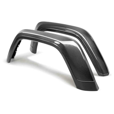 Anderson Composites 20-23 Jeep Gladiator (JT) Carbon Fiber Rear Fender Flares (Pair)