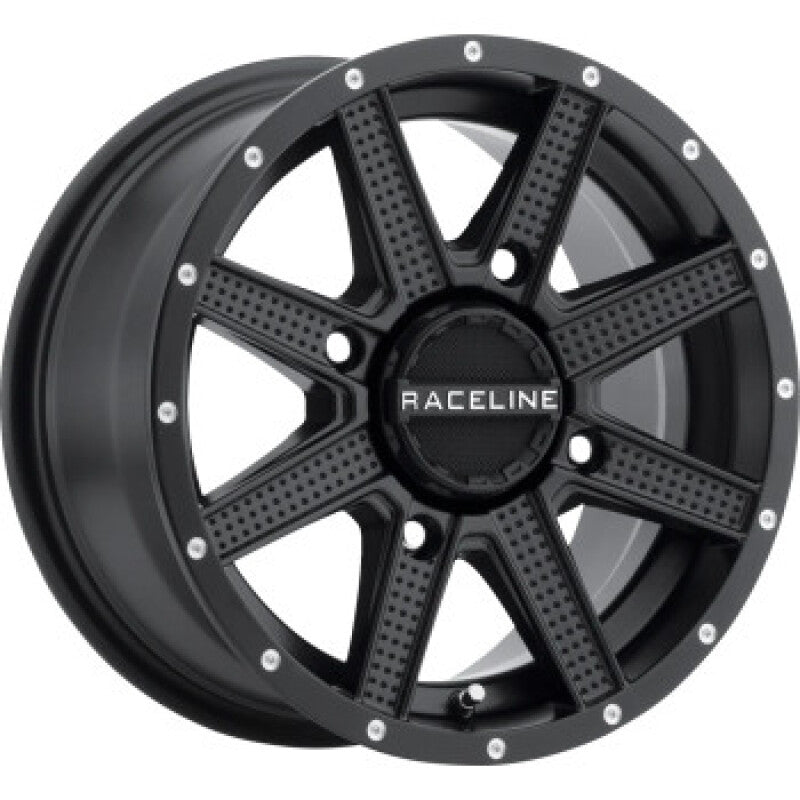 Raceline A92B Hostage 12x7in / 4x110 BP / -47mm Offset / 83.8mm Bore - Satin Black Wheel